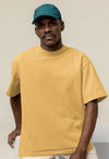 Beige Oversized 220 GSM 100% Cotton T-Shirt