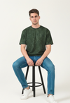 Acid Wash Green Oversized T-Shirt
