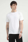 White Regular Fit Cotton T-Shirt