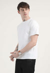 White Regular Fit Cotton T-Shirt