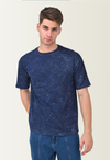 Acid Wash Blue Oversized T-Shirt