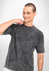 Acid Wash Grey Oversized T-Shirt