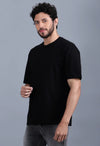 Black Oversized 220 GSM 100% Cotton T-Shirt