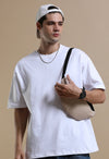 White Oversized 220 GSM 100% Cotton T-Shirt