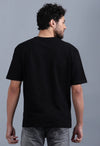 Black Oversized 220 GSM 100% Cotton T-Shirt