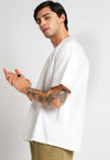 White Oversized 220 GSM 100% Cotton T-Shirt