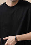 Black Oversized 220 GSM 100% Cotton T-Shirt