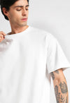 White Oversized 220 GSM 100% Cotton T-Shirt