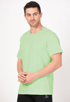 Sea Green Regular Fit Cotton T-Shirt