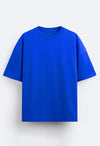 Nineteen 91 Printed Blue Oversized T-Shirt