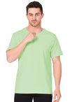 Sea Green Regular Fit Cotton T-Shirt
