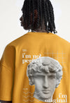 I Am Not Perfect Printed Oversized T-Shirt