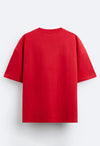 Nasa Red Oversized T-shirts